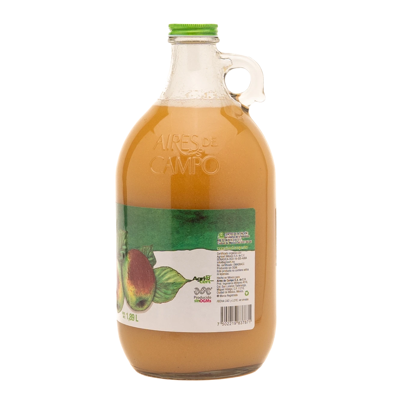JUGO MANZANA ORGANICO 1.89L-2