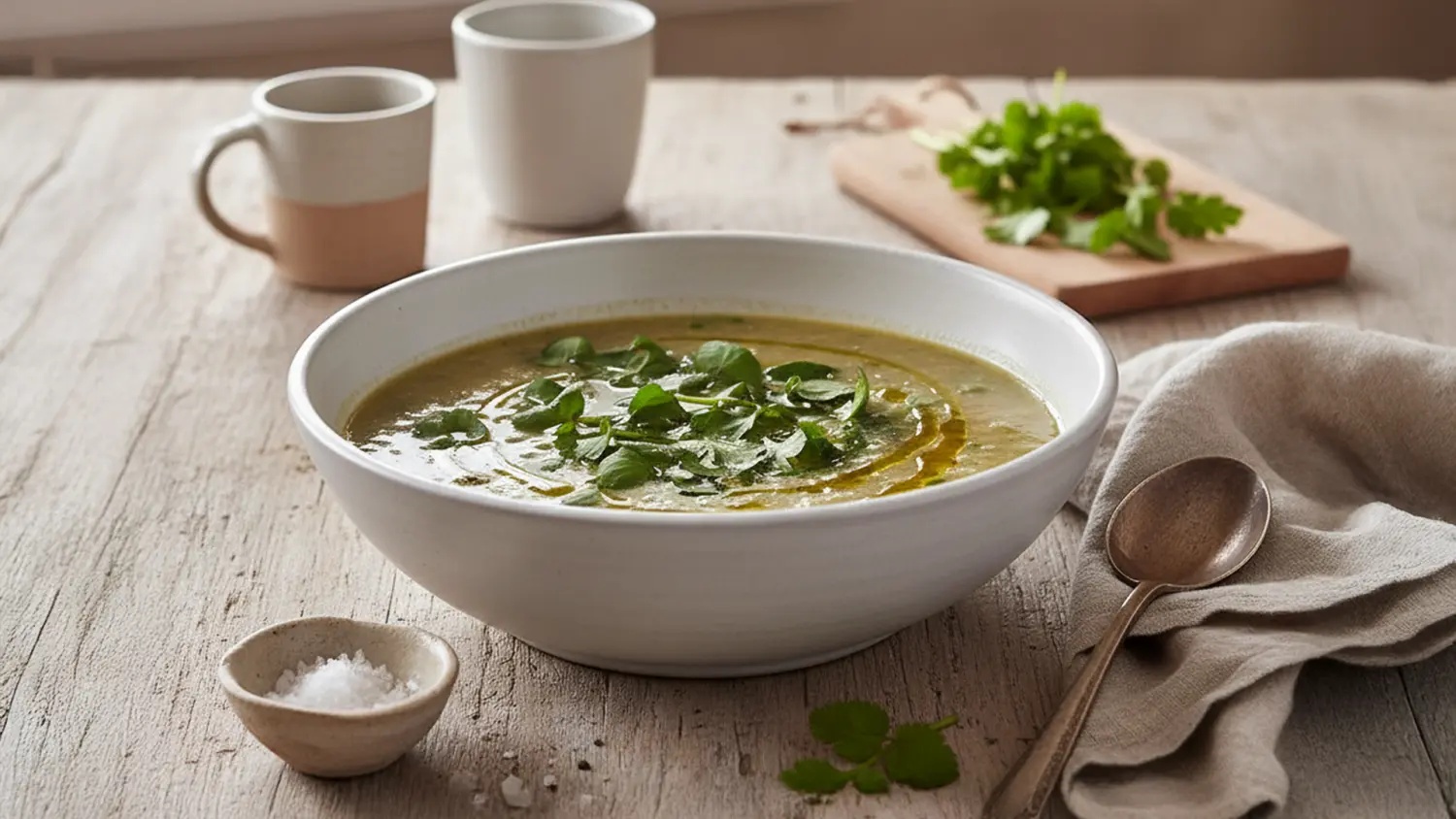 <span>Sopa de Avena y Berros</span>
