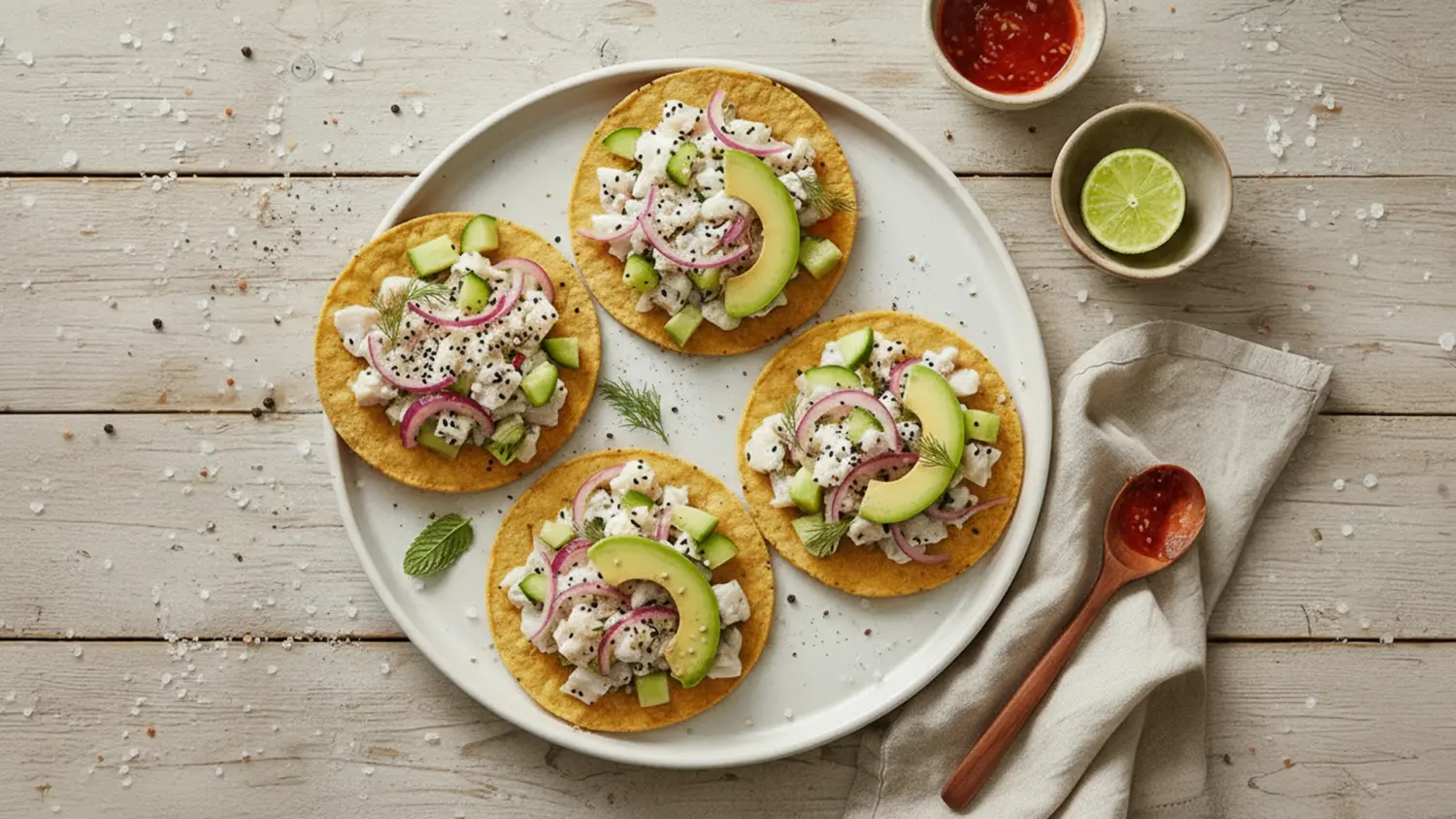 <span>Tostadas de Robalo</span>
